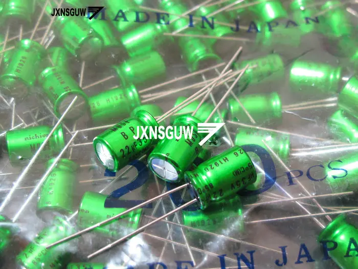 

10PCS UES1V220MPM NICHICON MUSE BP 35V22UF 8X11.5MM Green Non Polar 22 UF 35V Audio Electrolytic Capacitor ES 22uF/35V