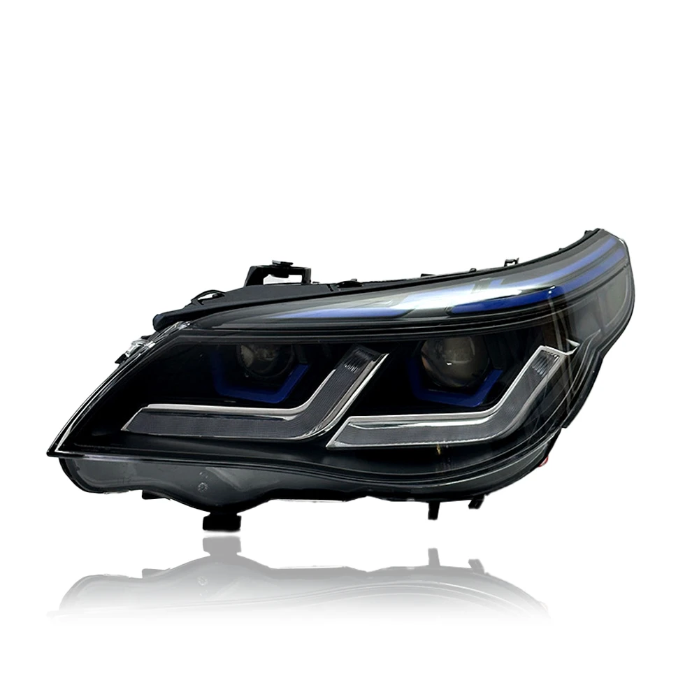 LED Headlight Assembly for BMW 5 Series E60 2003-2010 Projector Lens  Start Animation Blinking Turn Signal Light Plug and Play