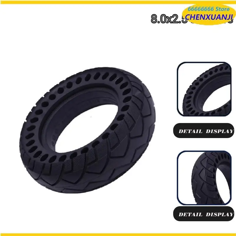 

Scooter tire 8.0x2.5 honeycomb solid tire 8-inch non inflatable solid explosion-proof rubber tire
