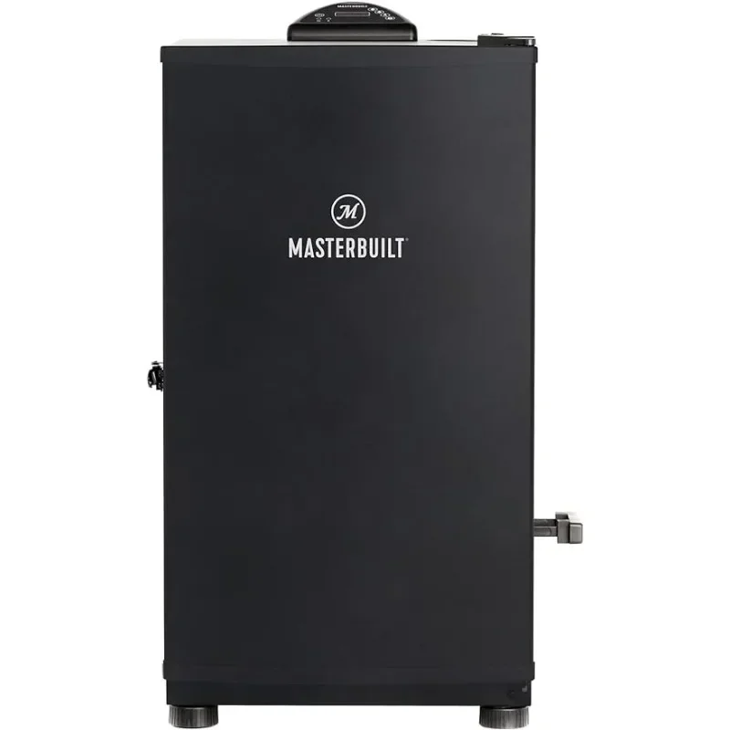 

Masterbuilt® 40-Inch Digital Electric Upright Grill Smoker, 970 Square Inches Cooking Area, Chrome Smoker, Black,