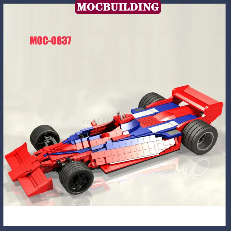 MOC Racing 1:8 Model Building Block Assembly City Sports Car F1 Boy Collection Toys DIY Gifts