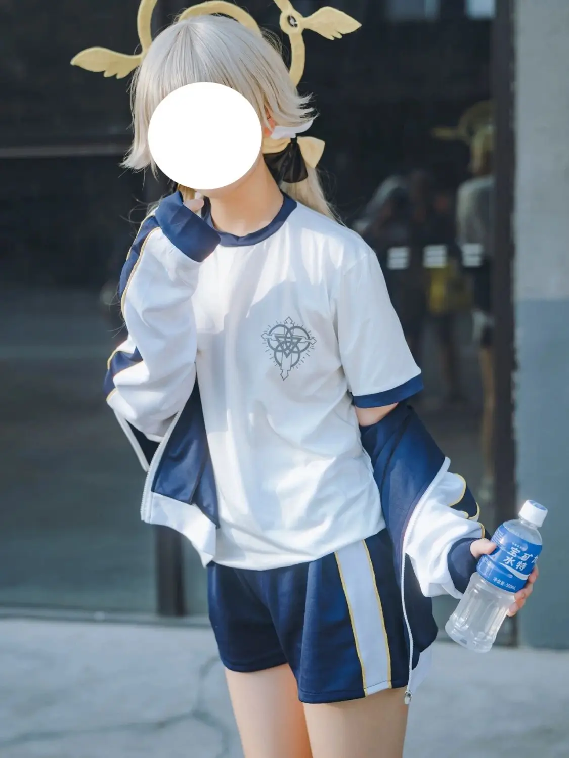 Game Blue Archive Iochi Marī Cosplay Japanese Gymnastics School Uniform Set T-Shirt Casual Clothes Fashion Trend Costume