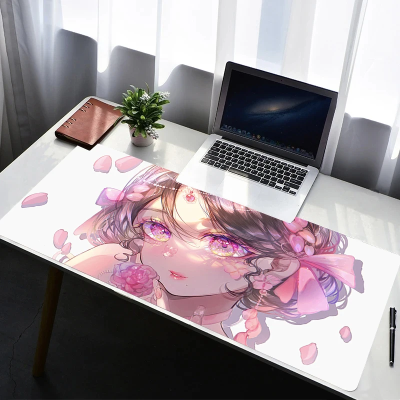 

Anime Mouse Pad Gamer Crystal Eyes Keyboard Pad Desk Mouse Mat Carpet Rubber Tapis Souris Exquisite Gaming Notbook PC Mousepad