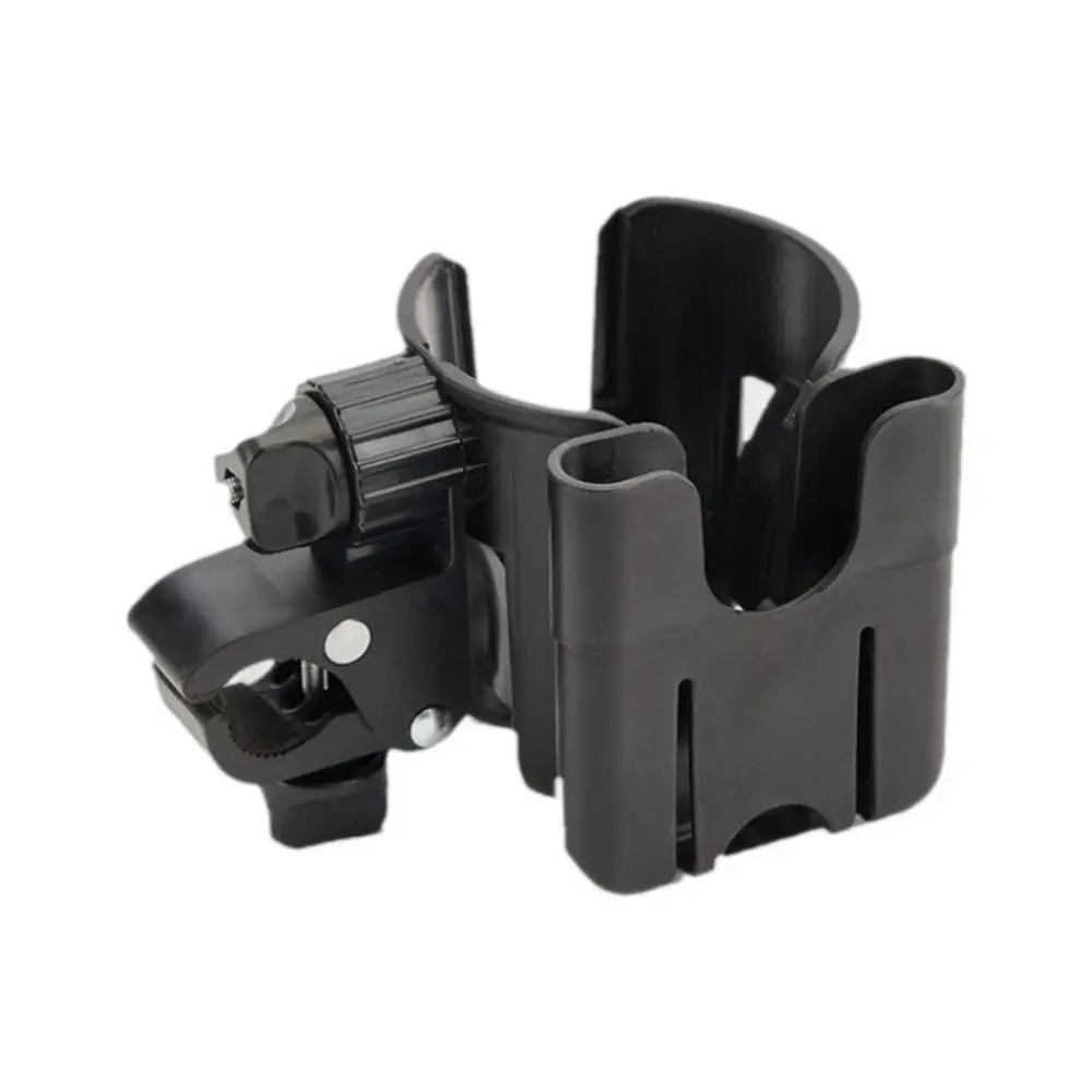 Quick Release Stroller Water Cup Holder with Phone Holder Detachable Stroller Water Bottle Organizer 2-in-1 Design