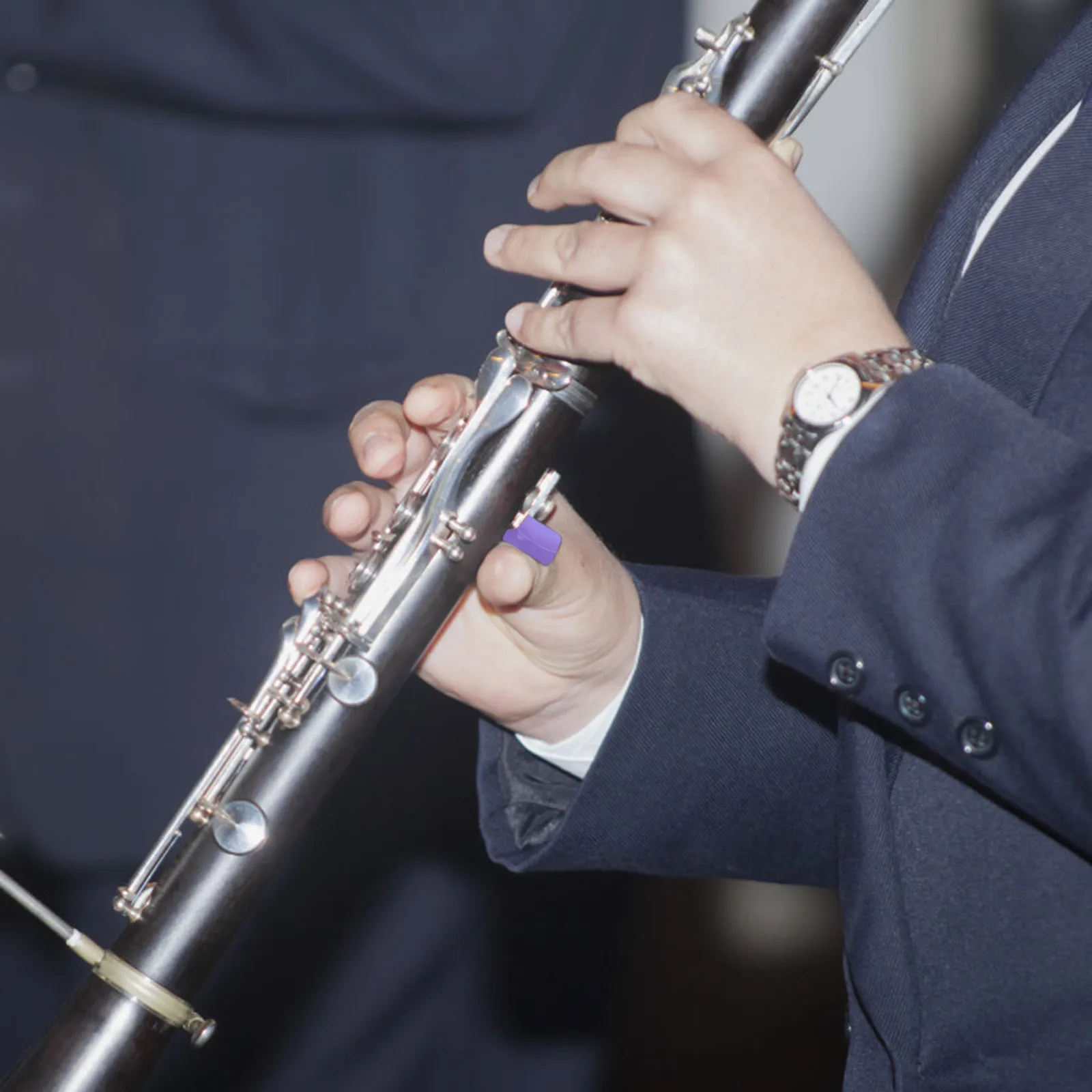 

4 Pcs Component Finger Rest Clarinet Thumb Cushions Silica Gel Sleeves Protectors