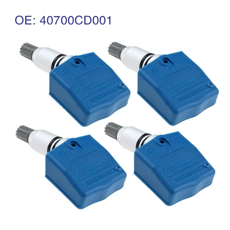 4 pcs Tire Pressure Monitor Sensor 40700CD011 For Nissan Infiniti M35 M45 Q45 FX35 FX45 TPMS 40700-1AA0B 407001AA0B 40700-CD001