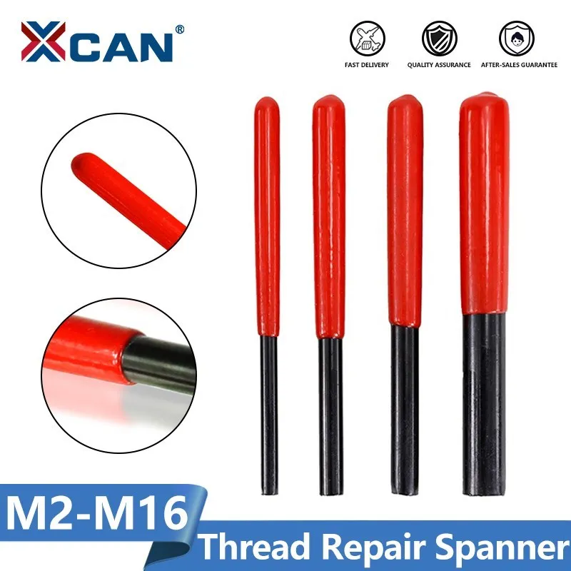 

XCAN Metric Thread Repair Spanner M2-M16 For Restoring Damaged Threads Repair Tools Thread Insert Wrench