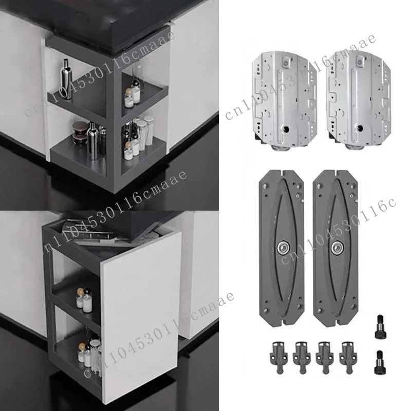 360 degree rotating multi-function convertible drawer storage rack kitchen cabinet hardware accessories rack