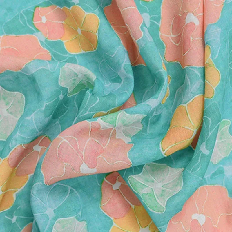 Premium 100% Pure Ramie Fabric with Rice Weave - Moisture-Control Textile for DIY Dress Design, Temperature Regulating & Quick