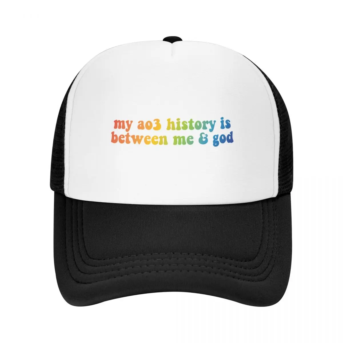 

My ao3 history is between me and god Baseball Cap Unique hats Anime luxury woman cap fishing caps man For Women 2025 Men's