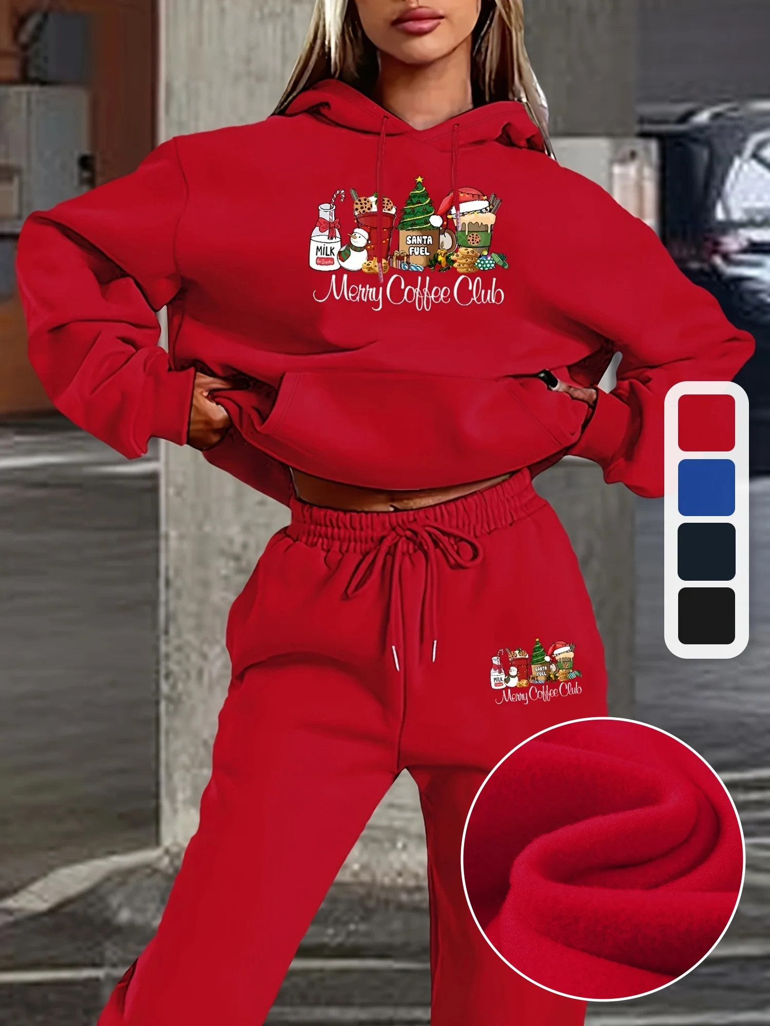 

Mens Santa Claus Hoodie 2025 Winter Soft Comfortable Sweatshirt Trendy Christmas Print HO Design promo hoodie streetwear
