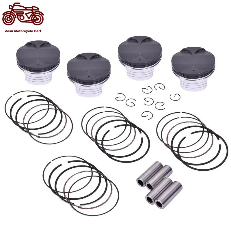 

Motor Piston Rings Kit 75mm 75.25mm 75.5mm 75.75mm 76mm STD +25 +50 +75 For Honda CBR954 MV9 CBR1000 2004-2007 CBR 1000 CBR 954