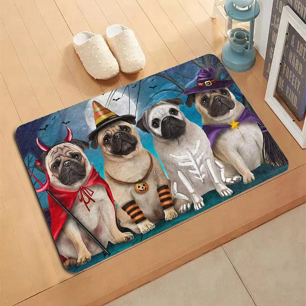 Dog 3D illusion Pattern Carpet Entrance Doormat Non-slip Living Room Kitchen Bedroom Decor Rug Floor Mats Home Decor