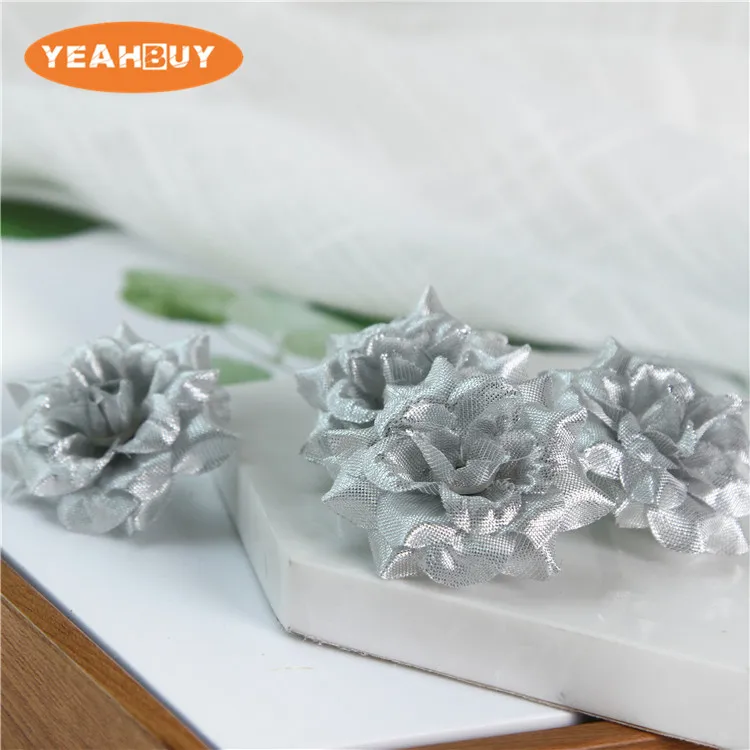 100pcs 26Colors Silk Rose Flower Heads Home Simulation Flower Wedding Decor For Scrapbooking Handicraft Festival Decoration