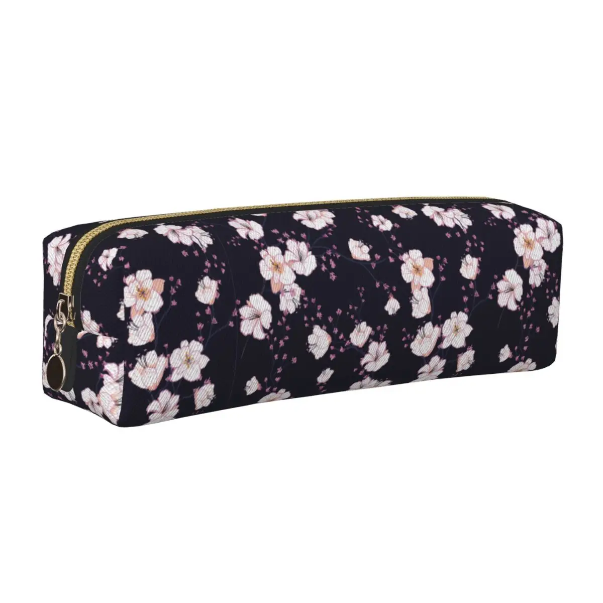 Japanese Sakura Cherry Blossom Pencil Cases Classic Pen Bag Girl Boy Big Capacity School Supplies Zipper Pencil Pouch