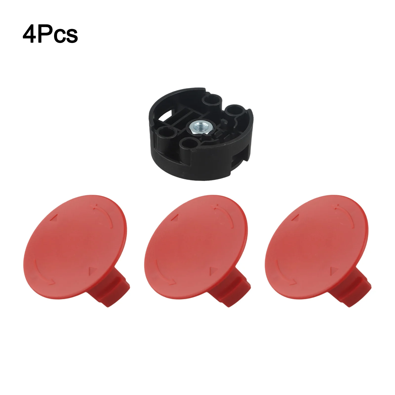 Lawn Care Accessories Compatible with For Bosch For AFS 2337 Includes Sturdy Red Lid and Three Hats in One Set