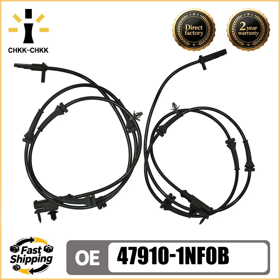

CHKK-CHKK NEW ABS Wheel Speed Sensor Front Left/Right For Nissan 370Z Z34 for Infiniti G35 G37 G25 OE:47910-1NF0B 479101NF0B