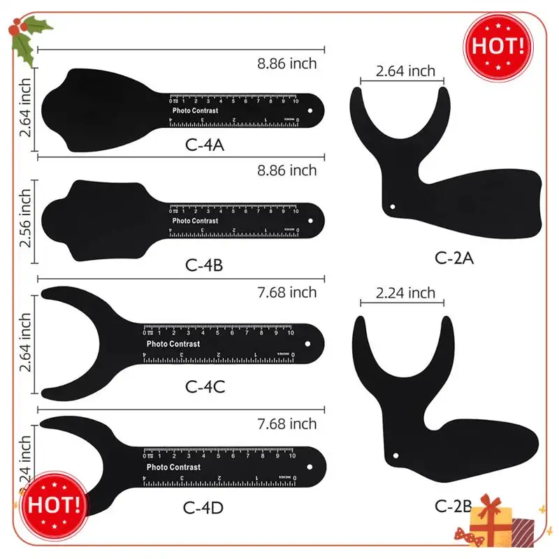 ABLE- التصوير الفوتوغرافي داخل الفم، 6 قطع من أدوات التباين للصور، مجموعة التصوير الفوتوغرافي داخل الفم