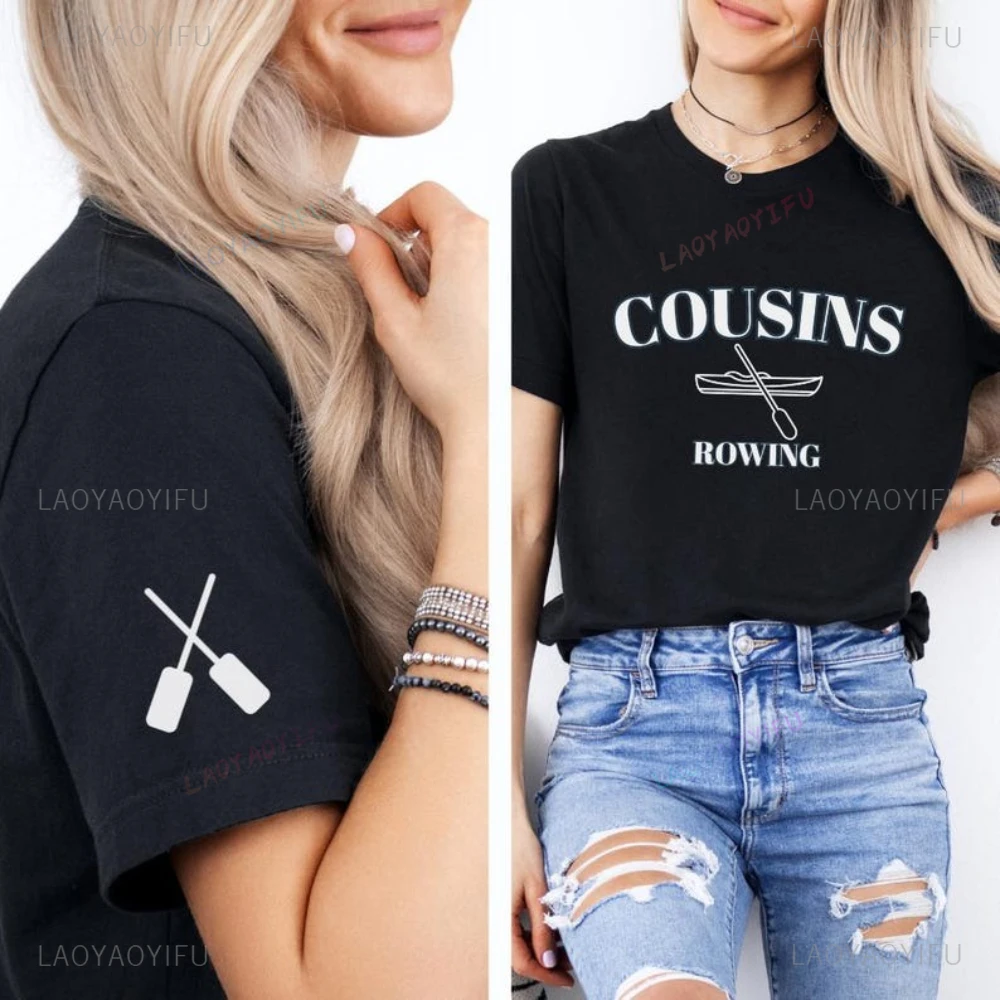 ابن عموم التجديف الجرافيك تي شيرت الصيف تحولت جميلة 3 هدية لمحبي خمر امرأة رجل تي شيرتات عجيبة القطن الشارع الشهير