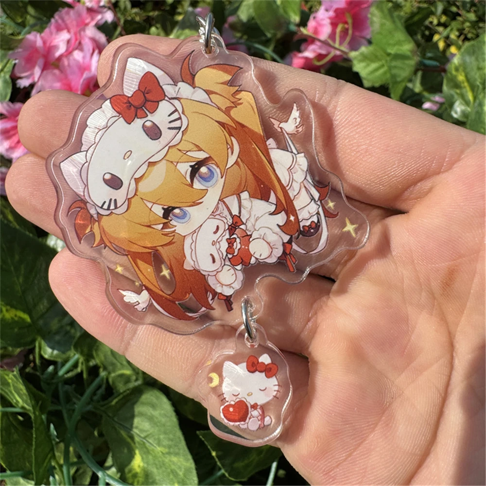 Anime Cosplay Acrylic Key Chain Keychain Pendant Prop Accessories