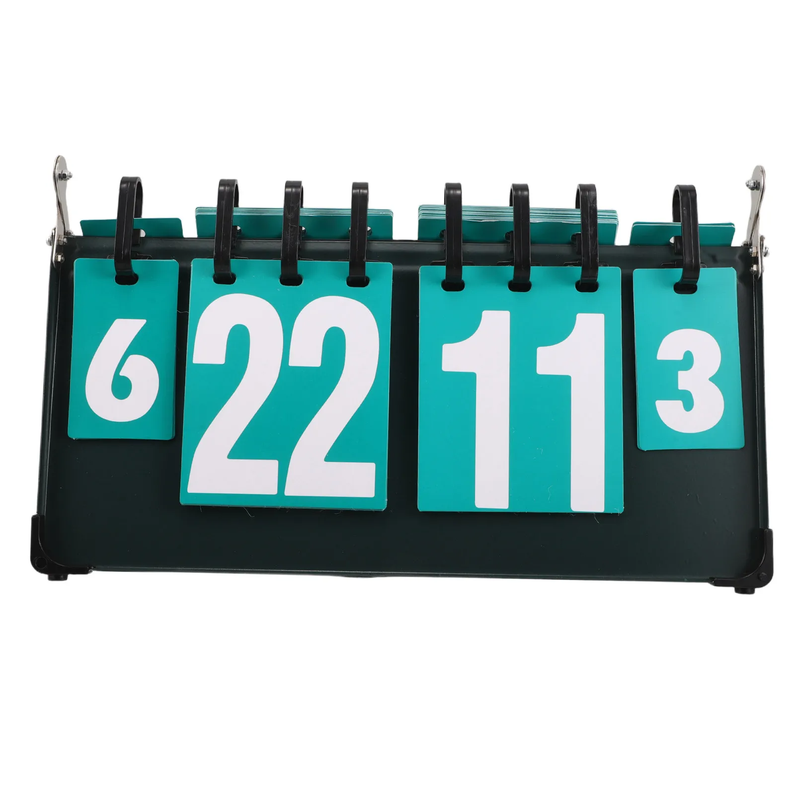 

Portable Flip Scoreboard Thickened Steel Plate Clear Number Display For Table Tennis Volleyball Tennis Multi-Sport Score Keeper