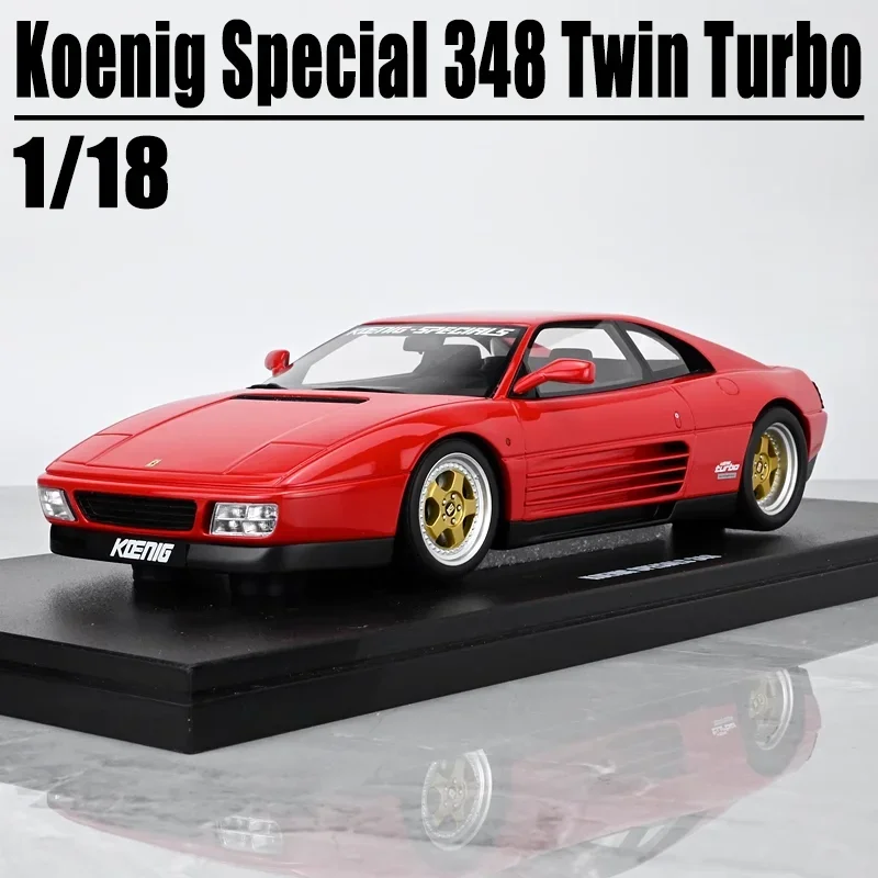 GT Spirit 1/18 Koenig Special 348 Twin Turbo Alloy Toy Motor Vehicle Diecast نموذج معدني هدايا