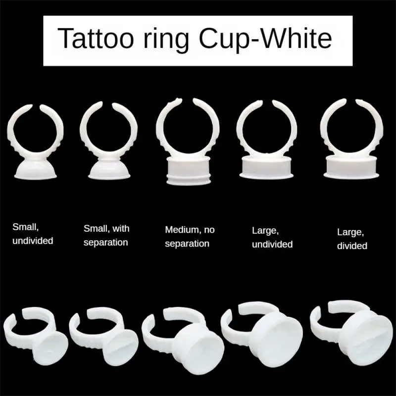 Paletten kleber Tablett Tattoo Farbe Schüssel Art Pfropfen Wimpern Stickerei Ring Tasse Tattoo Farbe