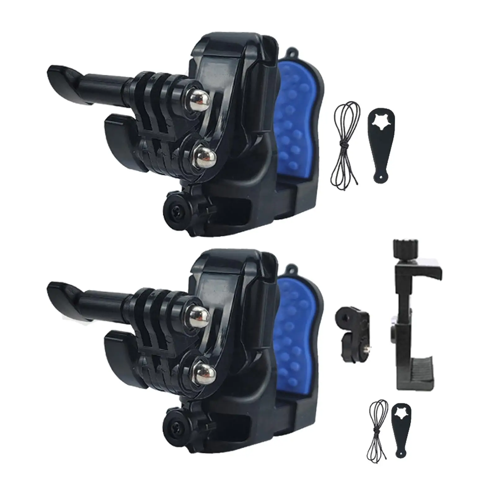 Motorcycle Helmet Chin Mount Rubber pad clips on Style High performance Portable Stable for Action Camera