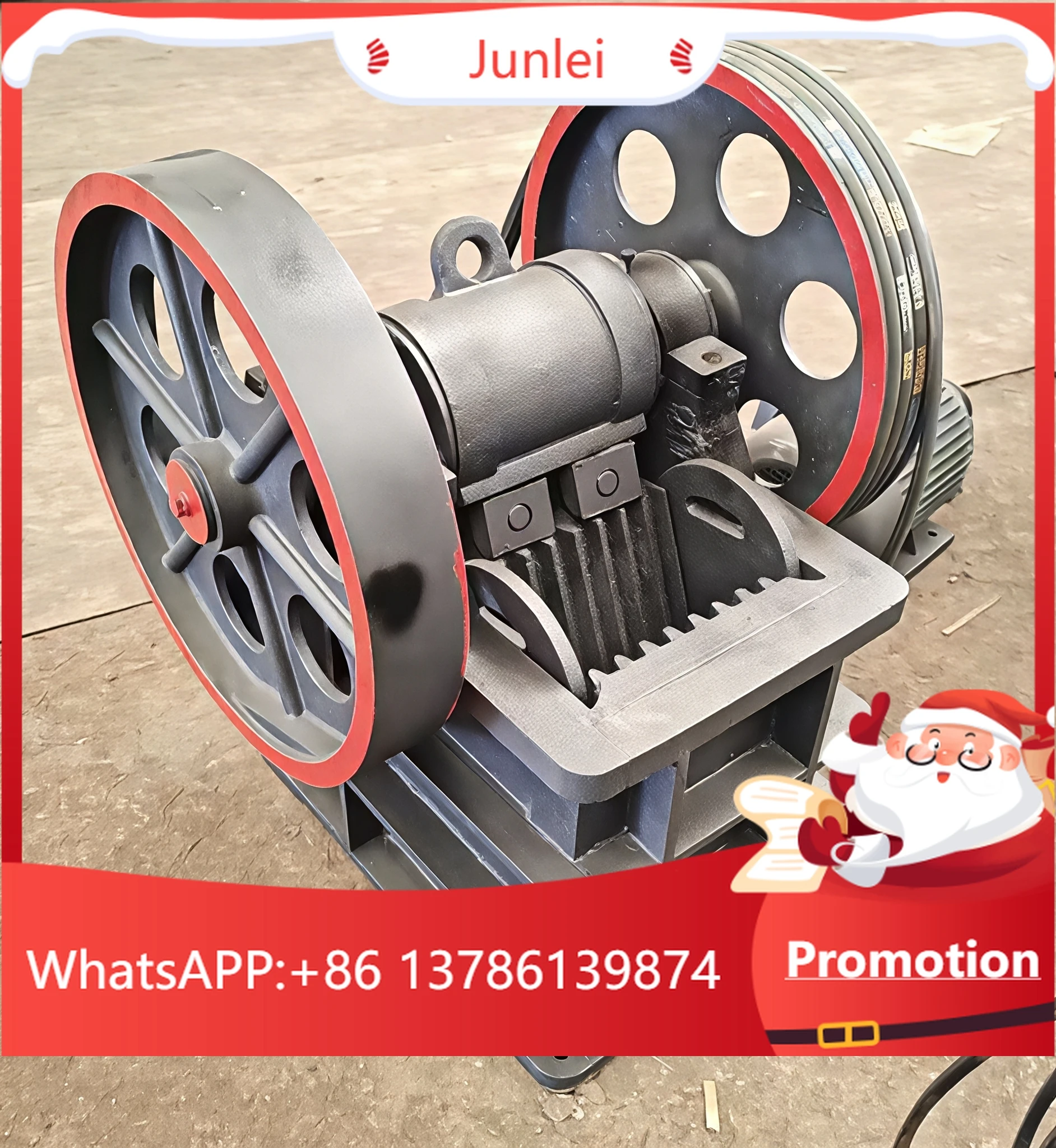 

Compact Small Pebble Rock Jaw Crushing Equipment Stone Crusher Core Components Motor Engine Gear PLC Gearbox For Ore Mining
