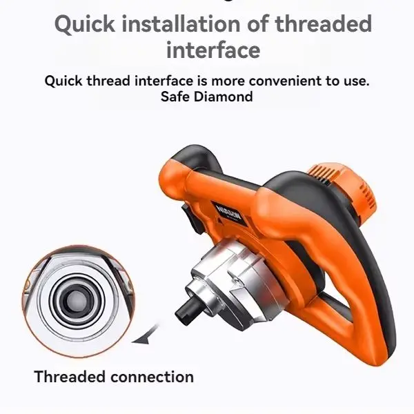 High-power Cement Plaster Mortar Coating Mixer Industrial Grade Electric Mixer Handheld Electric Mixer 220V