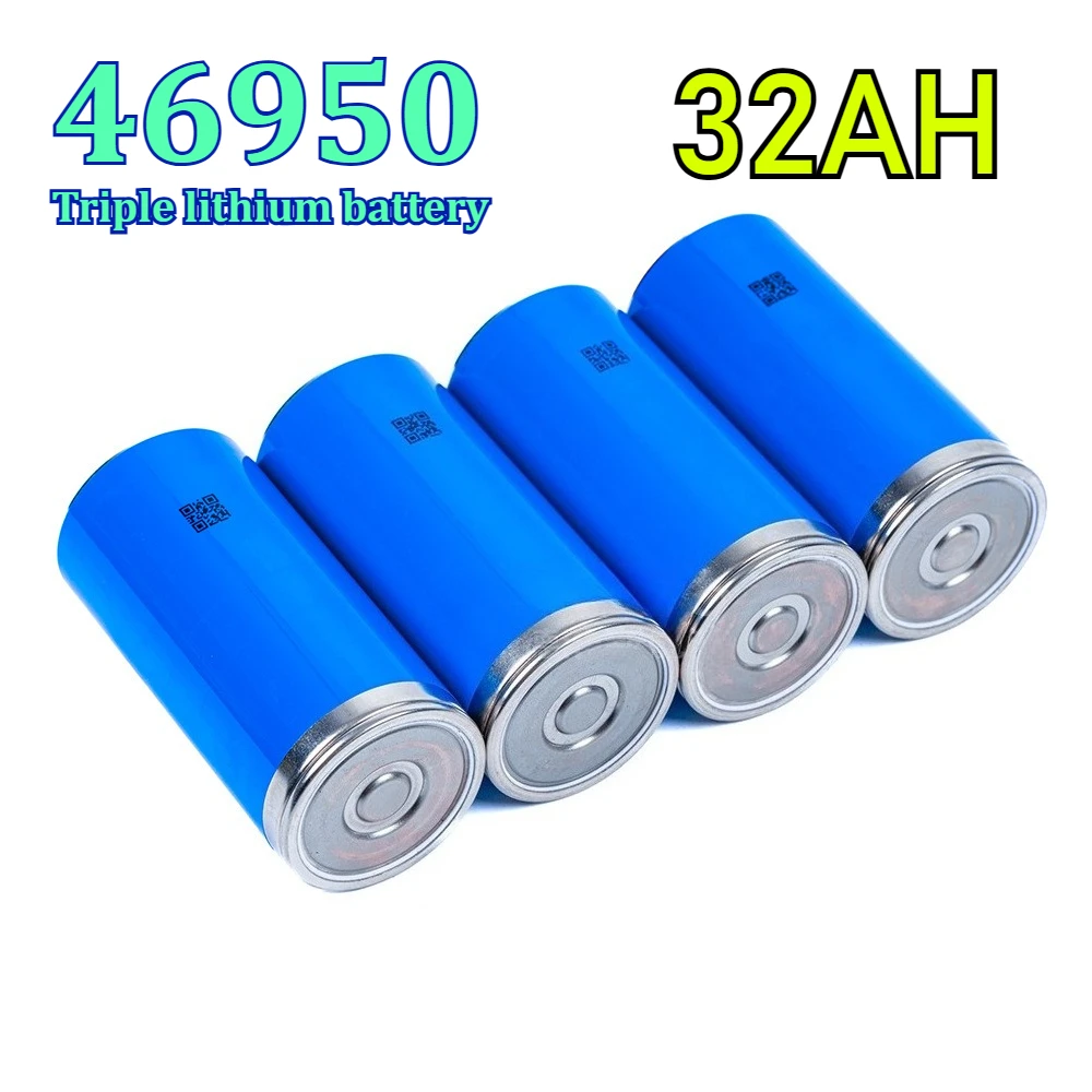 

Литиевая батарея 32 Ач 46950, 3,7 В, элементы высокой мощности для DIY, 12 В, 24 В, инструмент для электронного скутера, ИБП, перезаряжаемый для кемпинга и класса A 46950