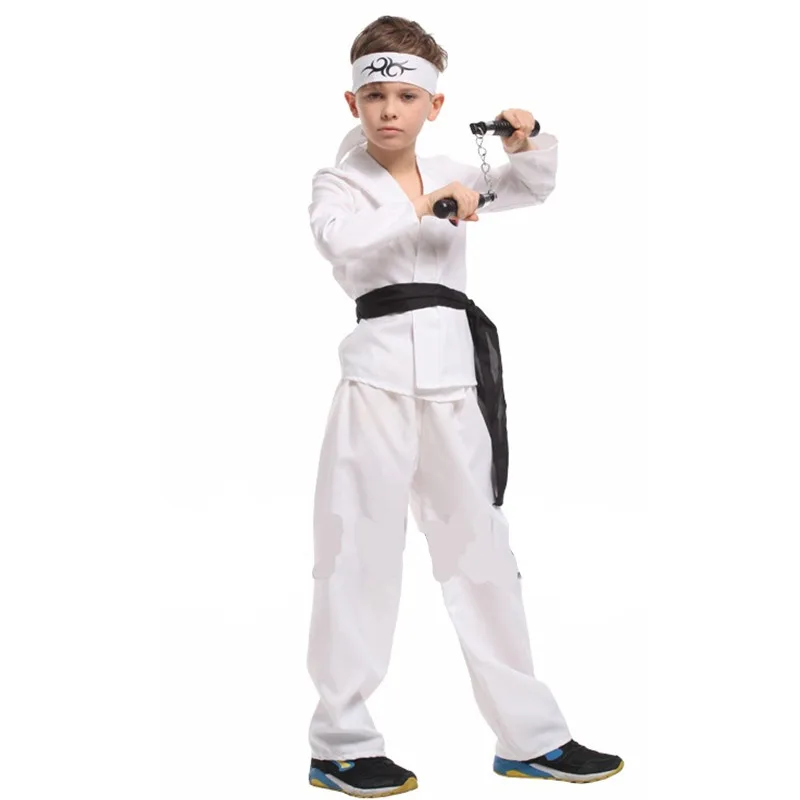 Costumes d'Halloween Ninja pour Enfants, Samouraï Japonais, Kokor, Anime Cosplay, Carnaval, Purim Play, montrant la Robe de Soirée pour Garçons