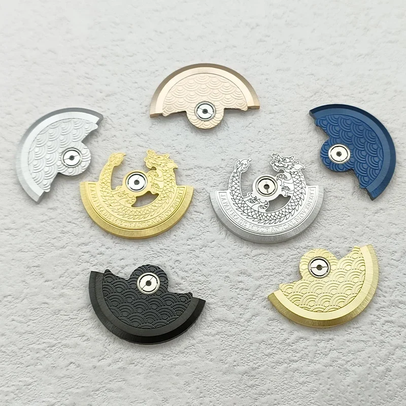 

NH35 NH36 Wavy Pattern Watch Movements Oscillating Weight Rotors Fits NH34 NH35 NH38 NH39 4R 6R Movements Rotors Replace Parts