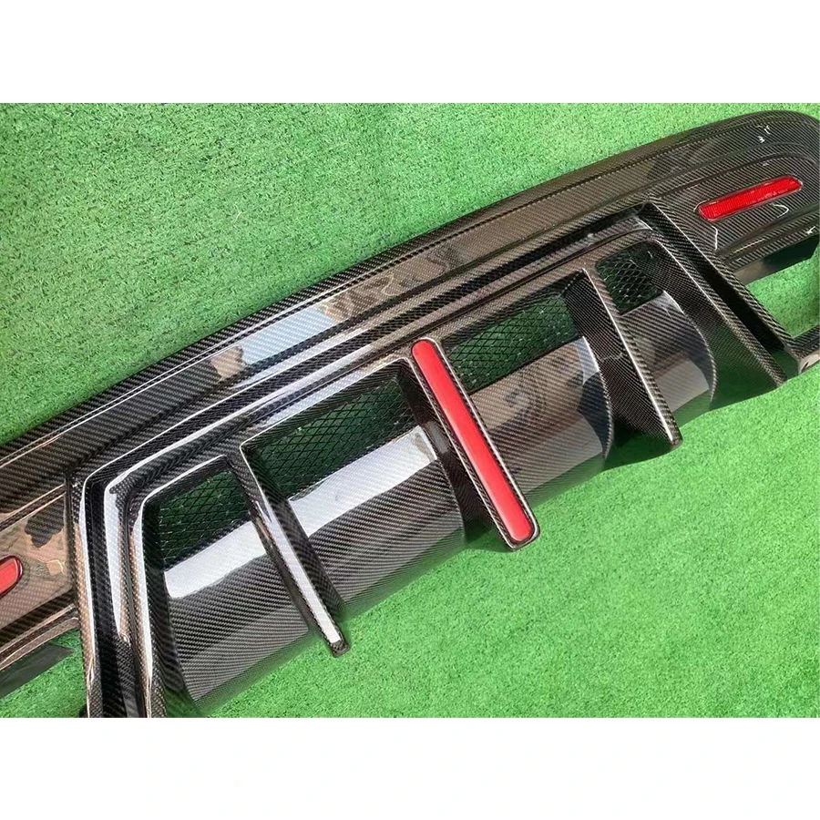 For Mercedes Benz GLA Class X156 GLA260 GLA45 Carbon Fiber Back lip Diffuser Car Rear Bumper Diffuser Rear Splitters Spoiler