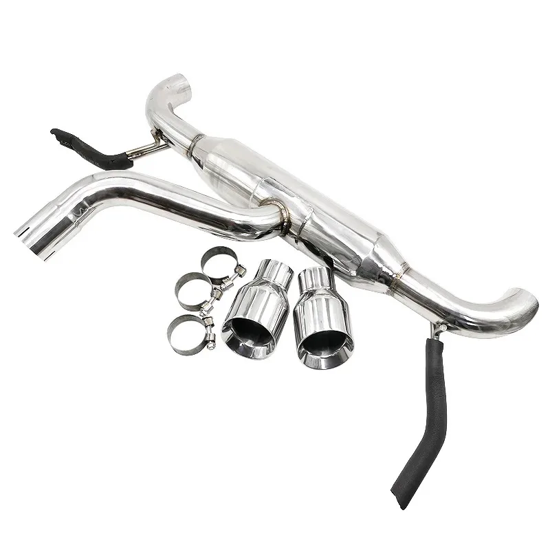 

Dual Cat Back Exhaust Muffler System For 07-17 JK Utility 3.6L 3.8L