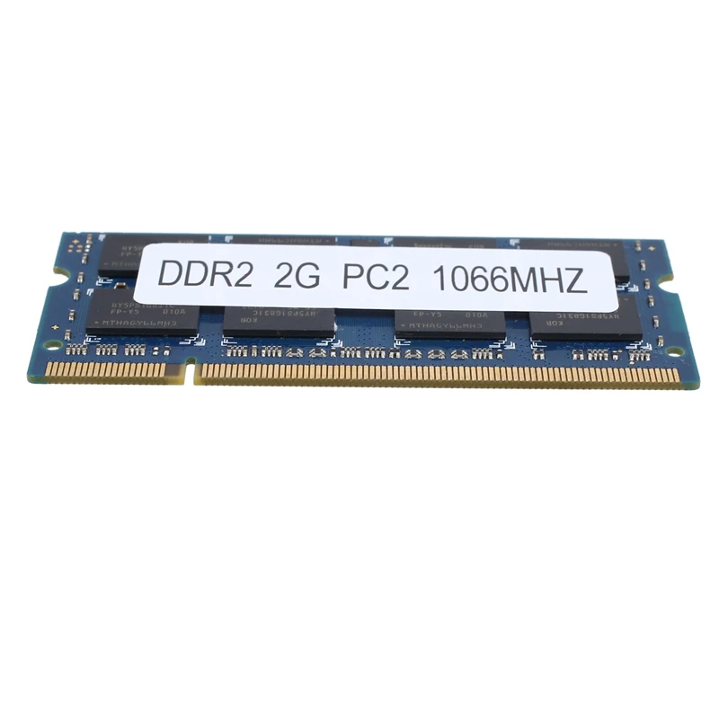 DDR2 2GB ذاكرة عشوائية Ram الكمبيوتر المحمول 1066Mhz PC2 8500 SODIMM 1.8 فولت 200 دبابيس لذاكرة الكمبيوتر المحمول AMD