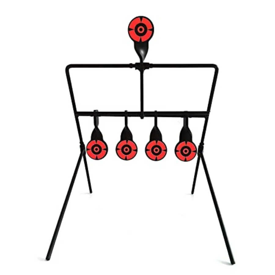 هدف دوار لإعادة ضبط عجلة فيريس مع 4 أهداف سفلية لممارسة مسدس الهواء وسيناريوهات إطلاق النار على الهدف الخارجي D