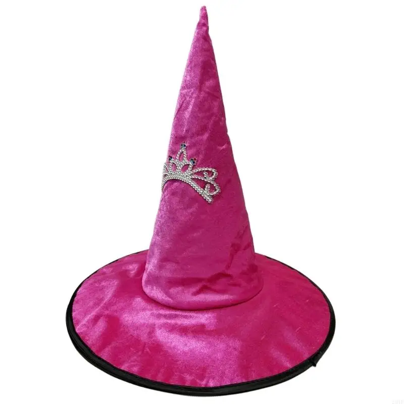 2025 New Witches Witch Hat for Women Witch Caps Halloween Cosplay Costumes Wizard Hats