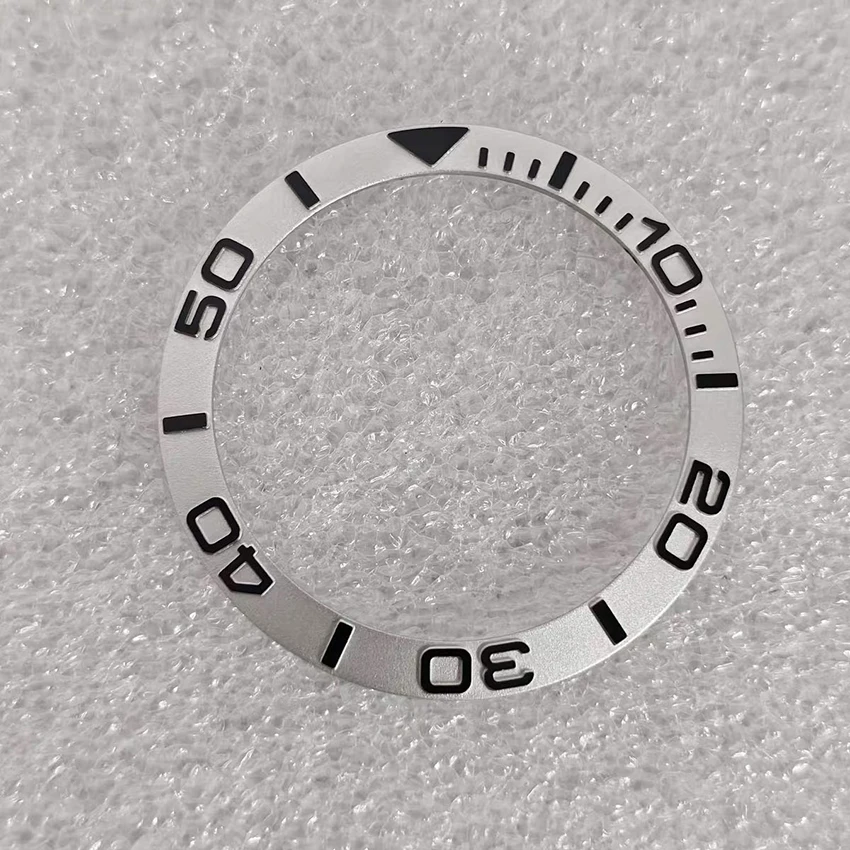 Multi color 38mm high-quality inclined aluminum bezel bezel with inner diameter of 30.5mm, suitable for 40mm SUB case