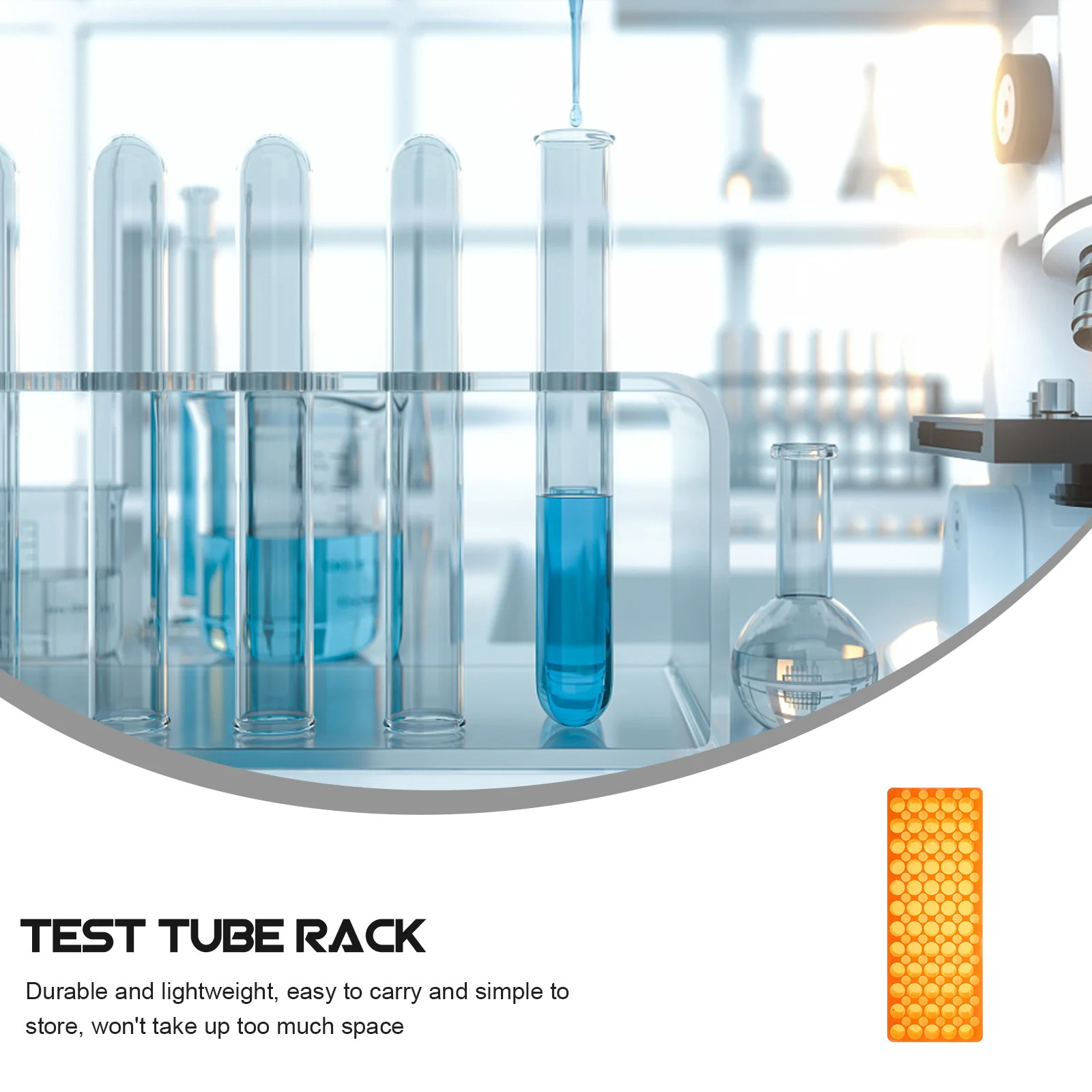 Support de tubes à centrifuger, 2 pièces, porte-bouteille de Test, Tubes pour plateau de chimie, organisateur de stockage d'échantillonnage, fournitures de laboratoire