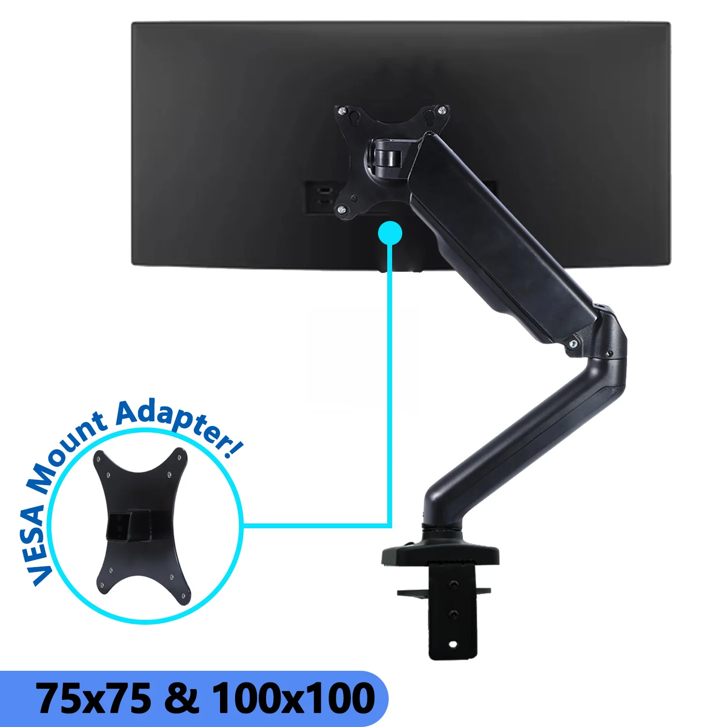 Brand New VESA Mount Adapter Bracket for LG Curved UltraWide Monitor 29UC97C VESA Adapter 75x75 & 100x100 for Monitors Arms