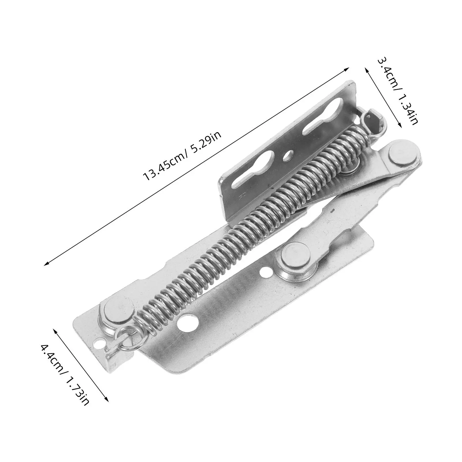 2Pcs 80 Degree Scissor Hinges Heavy Duty Cabinet Spring Support Foldable Sofa Storage Folding Furniture Hardware