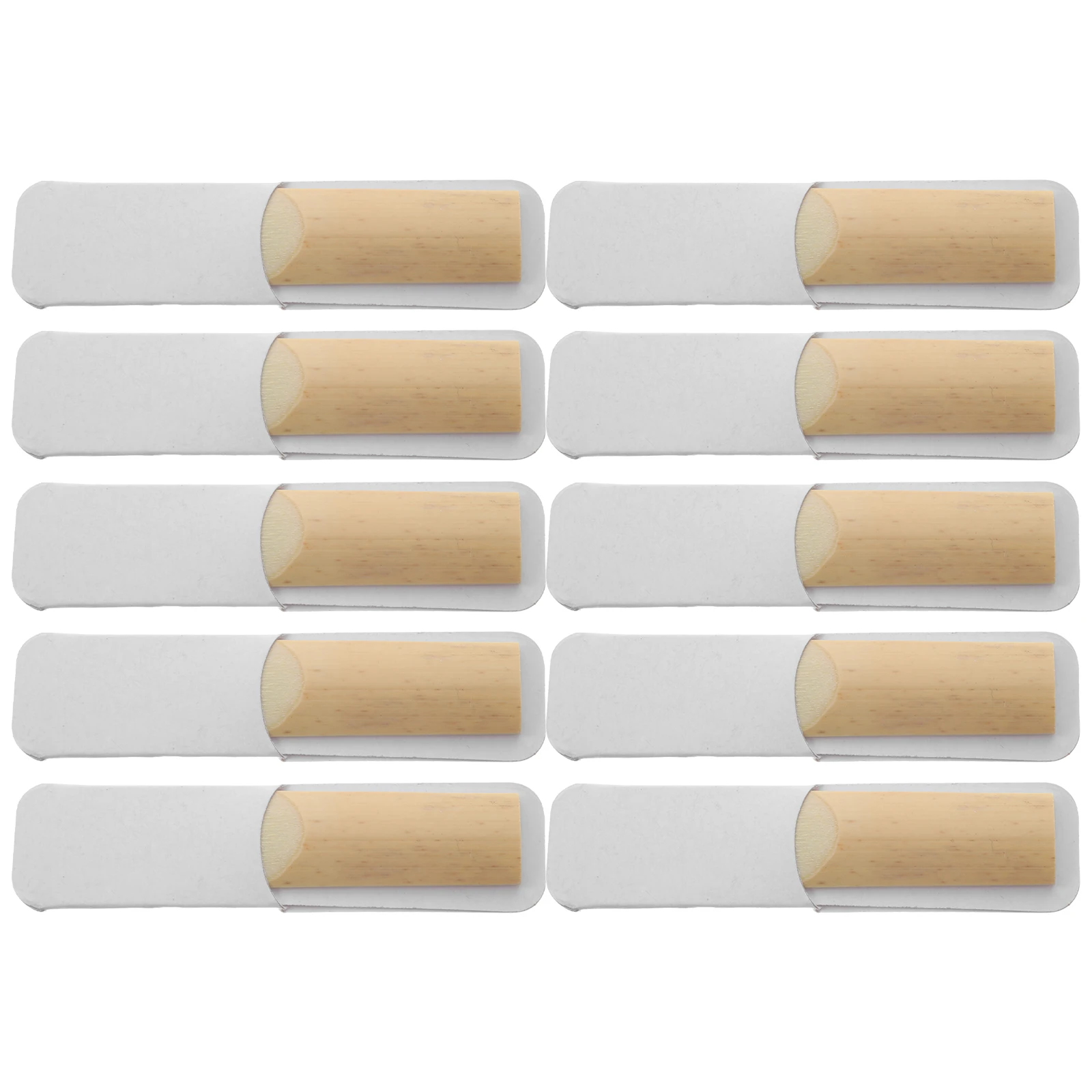 

10 Pcs Oboe Ten Reeds Sax Replacement Replaceable Saxophone Instrument Accessory