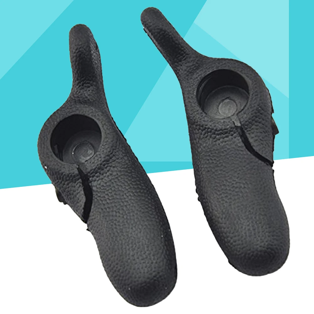 

2pcs Silicone Ends Ergonomic Anatomical Grippy Krayton Road Bike Bike Accessories Universal Accessories Black