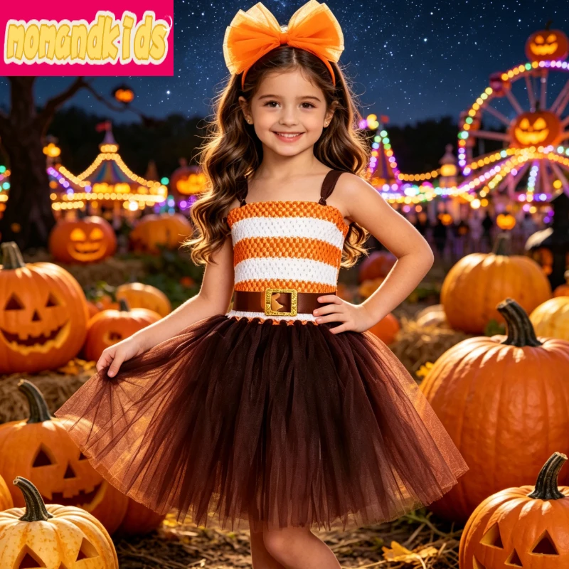 

Red Emotion Cartoon Character Fluffy Tulle Tutu Gown Kids Cosplay Outfit for Girls Halloween Carnival Stage Show Birthday Dress