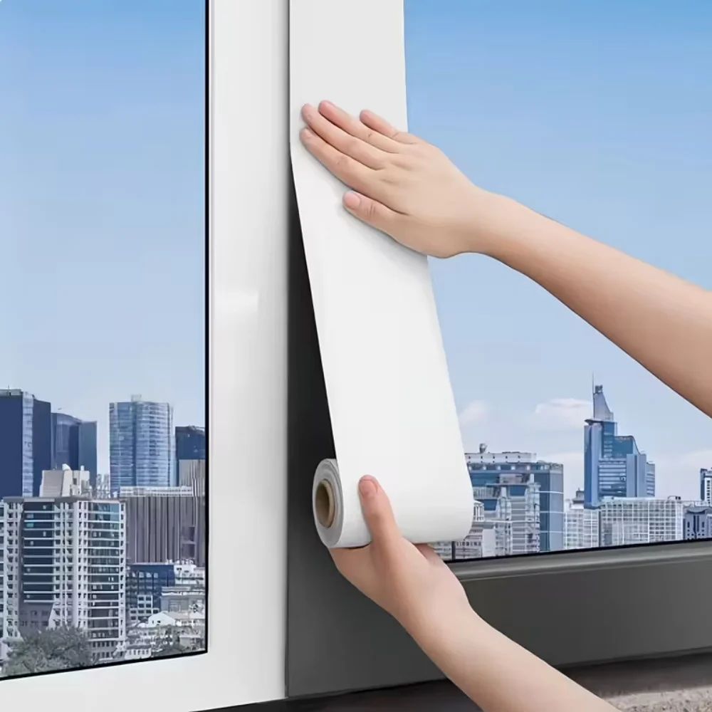 1roll 10m/393.70in Window Frame Wall Stickers Self Adhesive Edge Banding Refurbished Sticker Door Peel and Stick Tape Home Decor