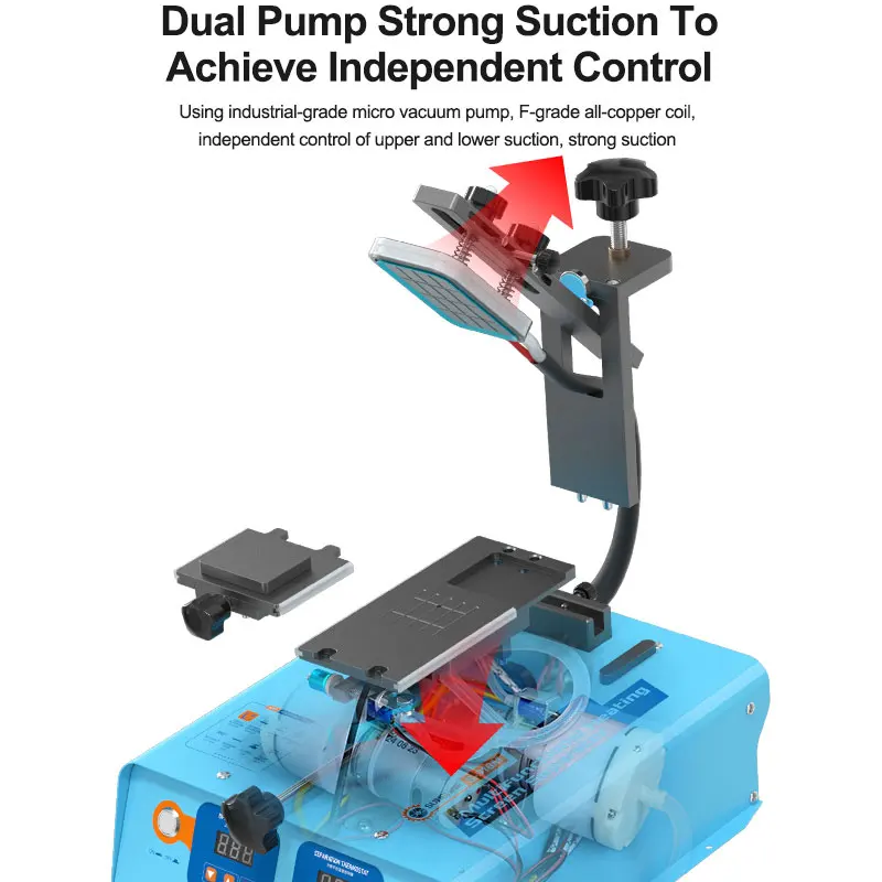 S-918M Multi-function Separator Machine Split All-in-one Machine Mobile phone Curved Straight Screensingle Piece