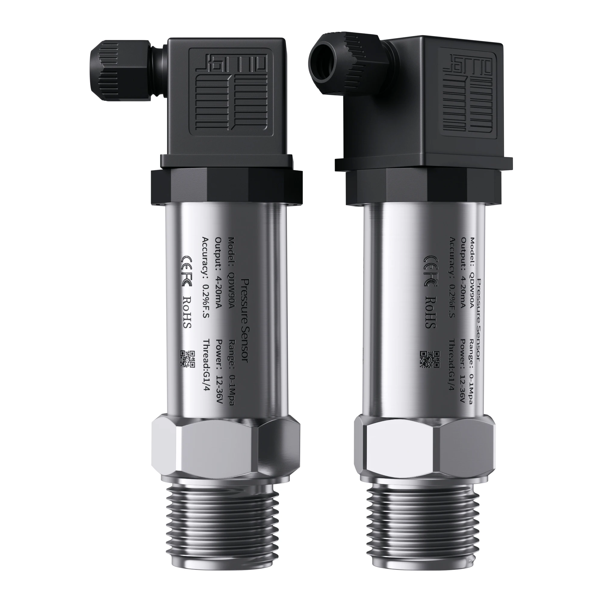 Imagem -03 - Diferencial Sensor de Pressão Calibre Transmissor de Pressão Hidráulico 20ma 010v Rs485 g1 Npt1 1236v 0-1bar 10bar 16bar 60bar