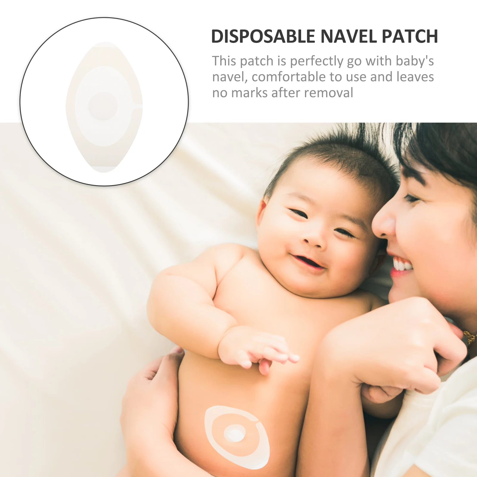 

10pcs Belly Patches Disposable Navel Patch For Swimming Skin-Friendly Breathable No Mark Comfortable Fit Newborn