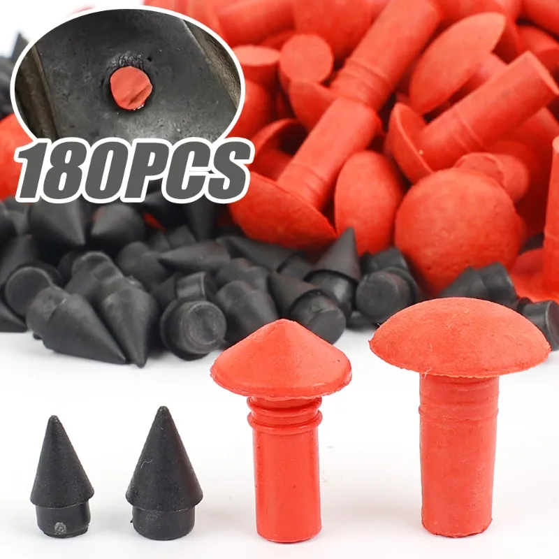 Car Rubber Nails Mushroom Head Plug Motorcycle Bike Tyre Puncture Repair Kits Rubber Bullet Tubeless Tire Repair Insert Plugs